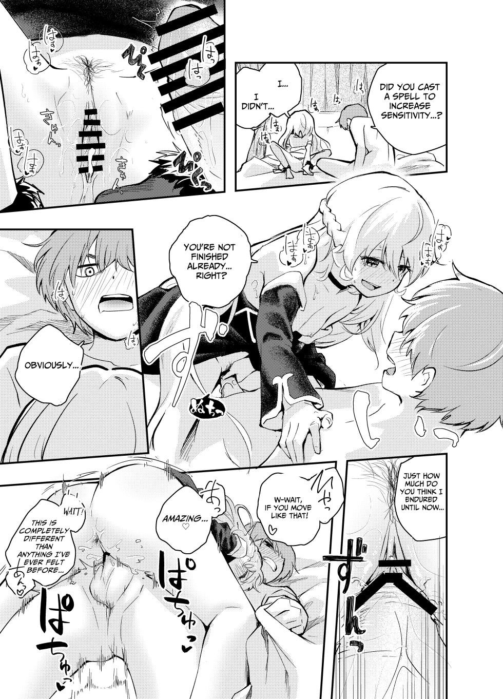 [Hatsuyasumi] Wagamama Majo to Shasei Kinshi Seikatsu | Ejaculation Prohibition Life With A Selfish Witch [English] [Benri] - Page 34