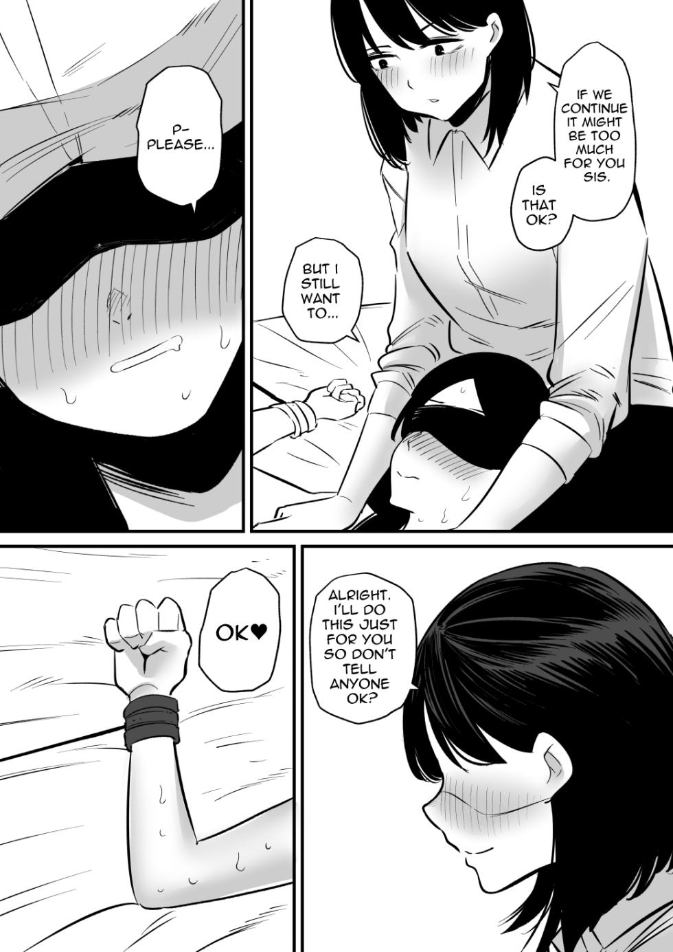 [Hachihachihachi]  Onanie   Mikeiken  no Ane o Suntome de Asonde Mita |  I Toyed With My Older Sister Who Has Never Experienced Masturbation By Edging Her [English] [CRYDER] - Page 20