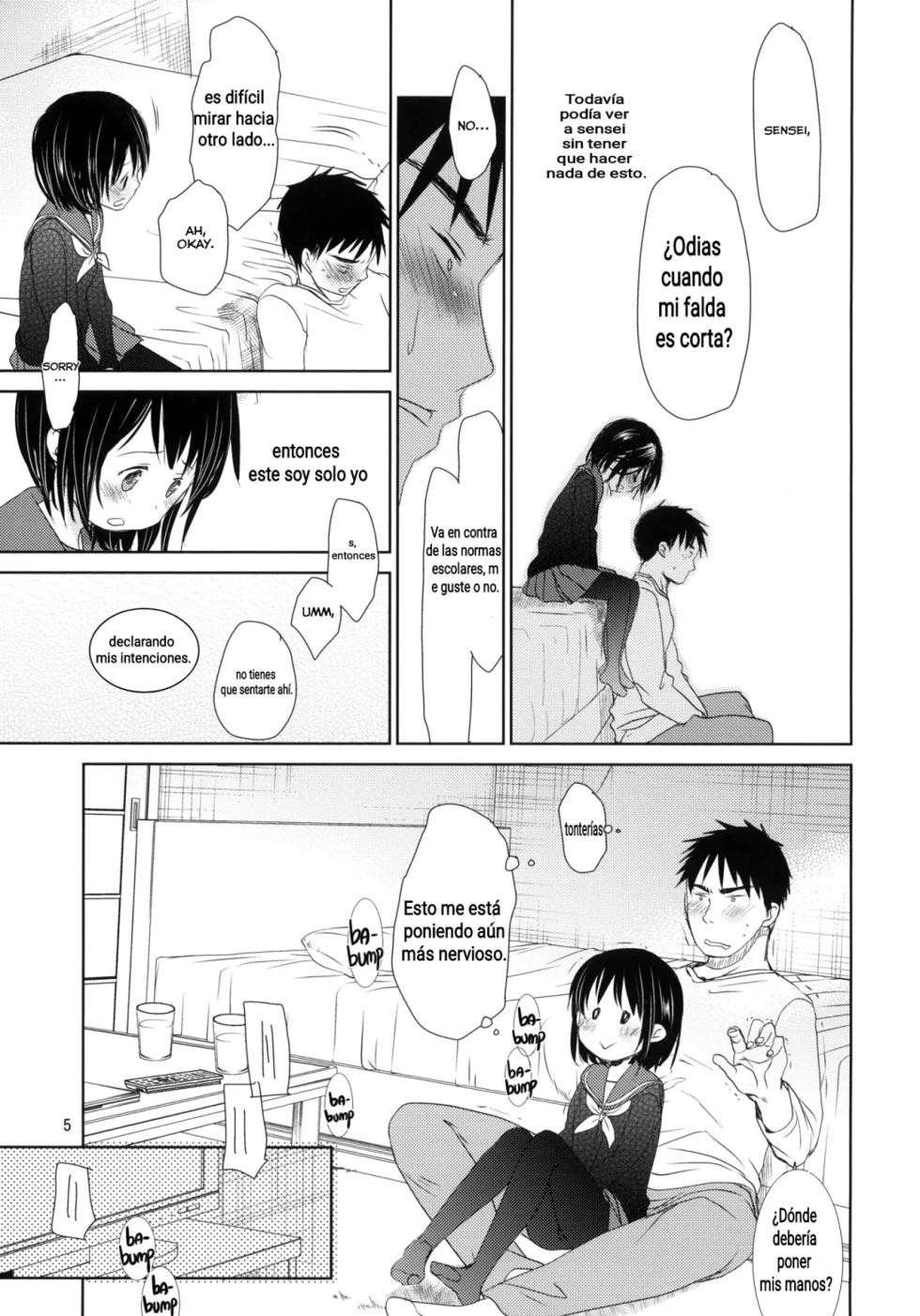(C84) [Okadatei (Okada Kou)] Bukiyou na Futari | An Awkward Couple [Spanish] - Page 4