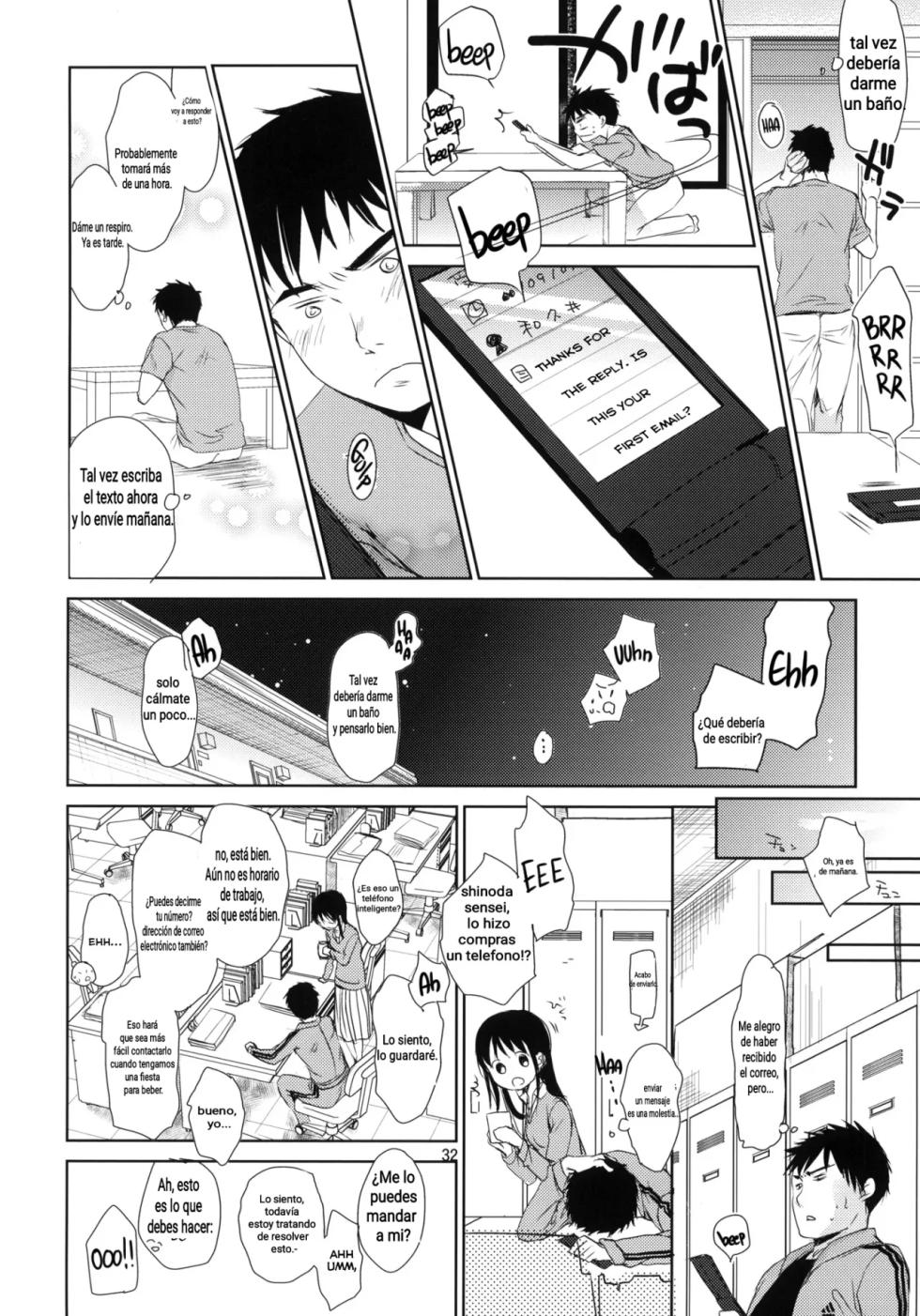 (C84) [Okadatei (Okada Kou)] Bukiyou na Futari | An Awkward Couple [Spanish] - Page 32