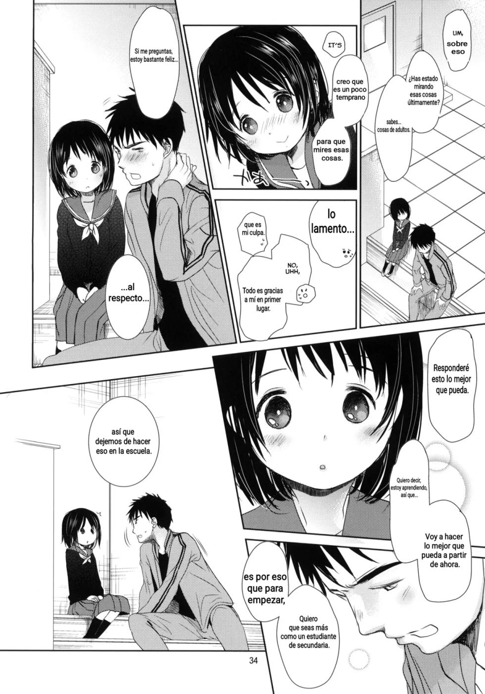 (C84) [Okadatei (Okada Kou)] Bukiyou na Futari | An Awkward Couple [Spanish] - Page 34