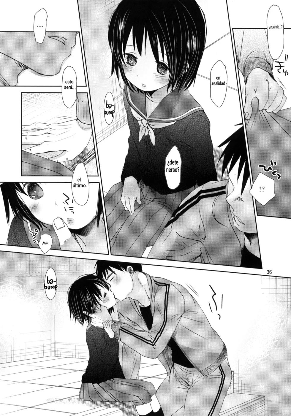 (C84) [Okadatei (Okada Kou)] Bukiyou na Futari | An Awkward Couple [Spanish] - Page 36