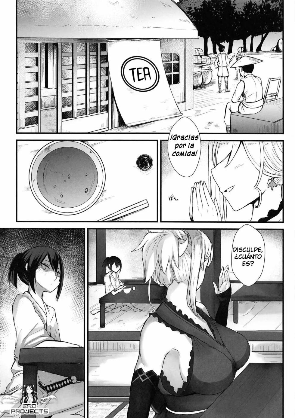 (C97) [Tesla pod (Elimiko)] Sakusei Kengou Musashi-chan (Fate/Grand Order) [Spanish] [Ero Projects] - Page 5