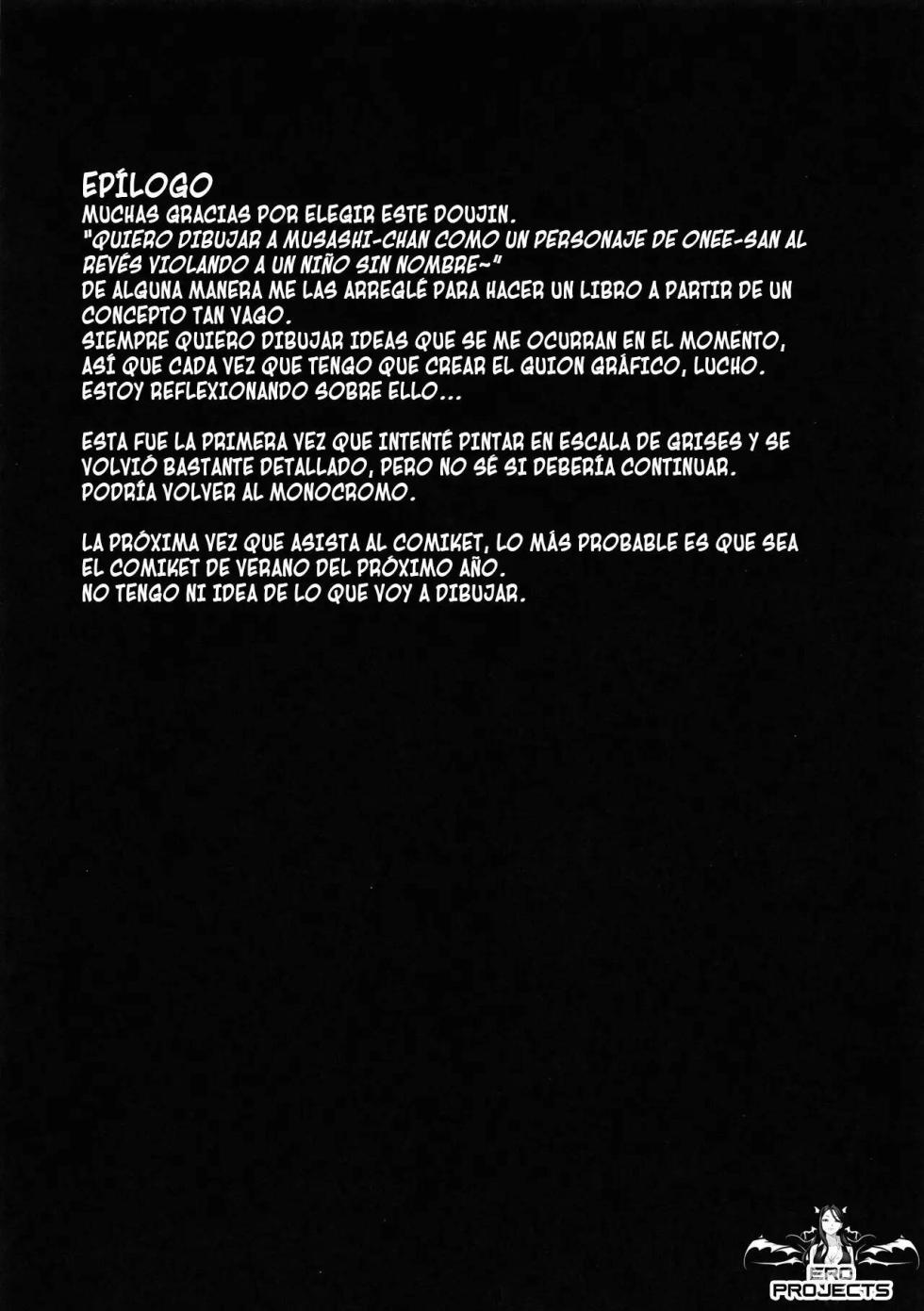 (C97) [Tesla pod (Elimiko)] Sakusei Kengou Musashi-chan (Fate/Grand Order) [Spanish] [Ero Projects] - Page 26