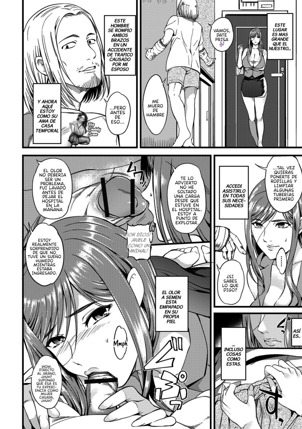 [Hanpera] Servicio Domestico Temporal (Oku-san ga Shiranai Kairaku) [Spanish] [BigDaddy Scan] - Page 2