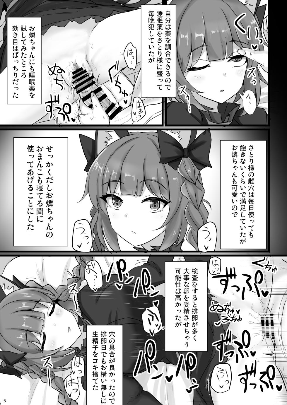 [Hakuginmokusei (Poshi)] Chireiden Suiminkan Kiroku vol.2 (Touhou Project) [Digital] - Page 4