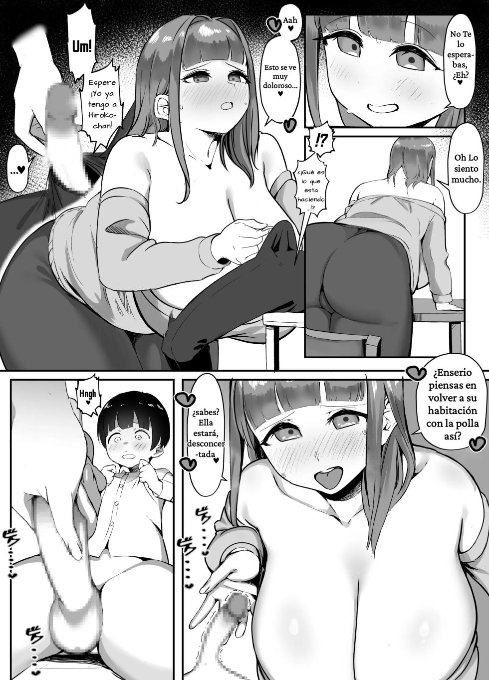 [Akabane Aomori] Kanojo no Mama to... Uwaki Ecchi [Spanish] [Yoru] - Page 6