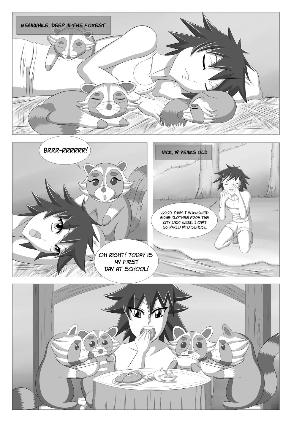 Leather Kitten and Raccoon Boy Chapter 1 Remastered And Old Version - Page 25