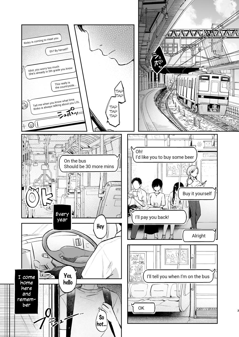 [Shipuolu] Rinko to Ojisan no Hajimete no Natsuyasumi | Rinko and Her Uncle's First Summer Vacation [English] [Digital] - Page 2