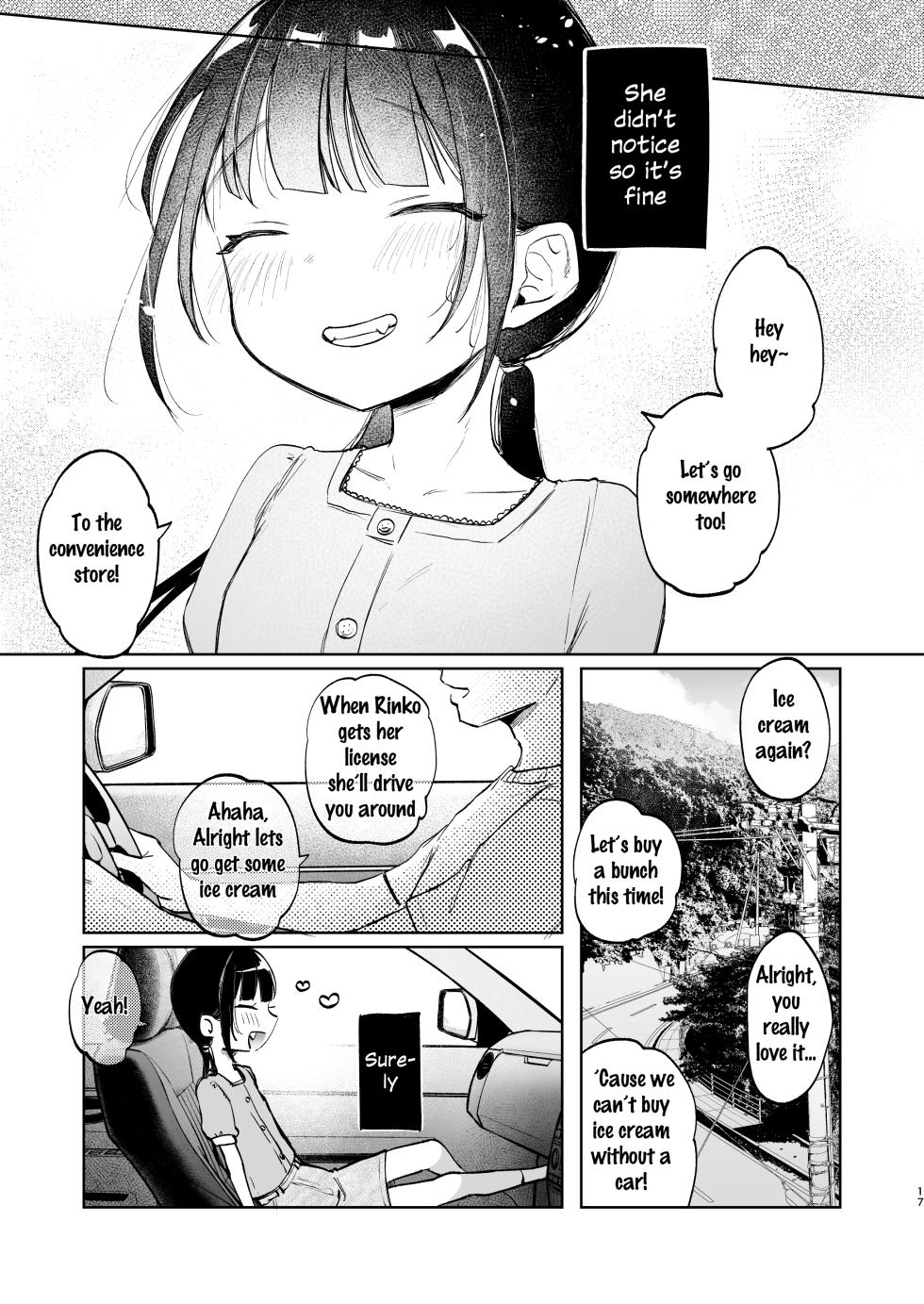 [Shipuolu] Rinko to Ojisan no Hajimete no Natsuyasumi | Rinko and Her Uncle's First Summer Vacation [English] [Digital] - Page 16