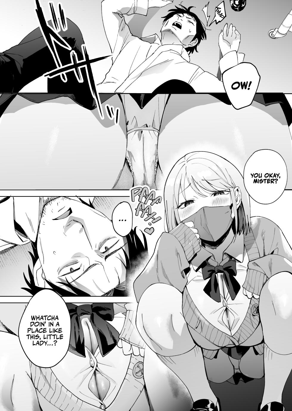 [Manmaya (Same Manma)] Jinsei Sayonara 5 byou-mae, Nazo-JK ni Kuwareru | Devoured by a Mysterious High School Girl 5 Seconds before I Bid My Life Farewell [English] [korafu] [Digital] - Page 3