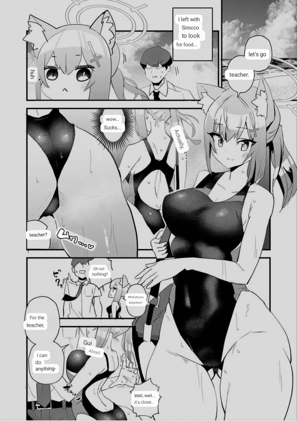 [Ofuro Haitta Erai (Milli)] Sensei. Motto Chikaku de Mite (Blue Archive) [English] [MTL] [Digital] - Page 2