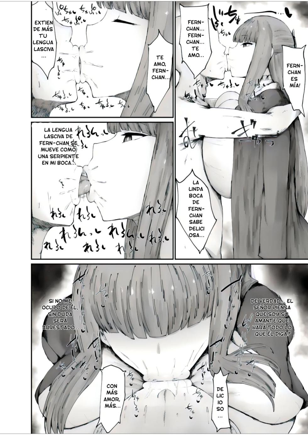 [Ginjou Maggots (Kurotama)] Kono Mahoutsukai Zettai ni Mesubuta Onaho Yome ni Suru | Definitivamente Convertiré a Esta Maga en Mi Esposa Cerda Onahole (Sousou no Frieren) [Spanish] - Page 4
