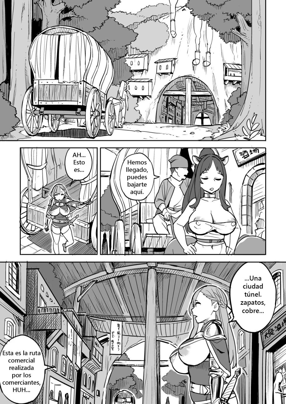 [Irotenya] Tada no Yado ni wa Goyoujin! | Beware of Free Lodging! [Spanish] [Black Knight] - Page 5