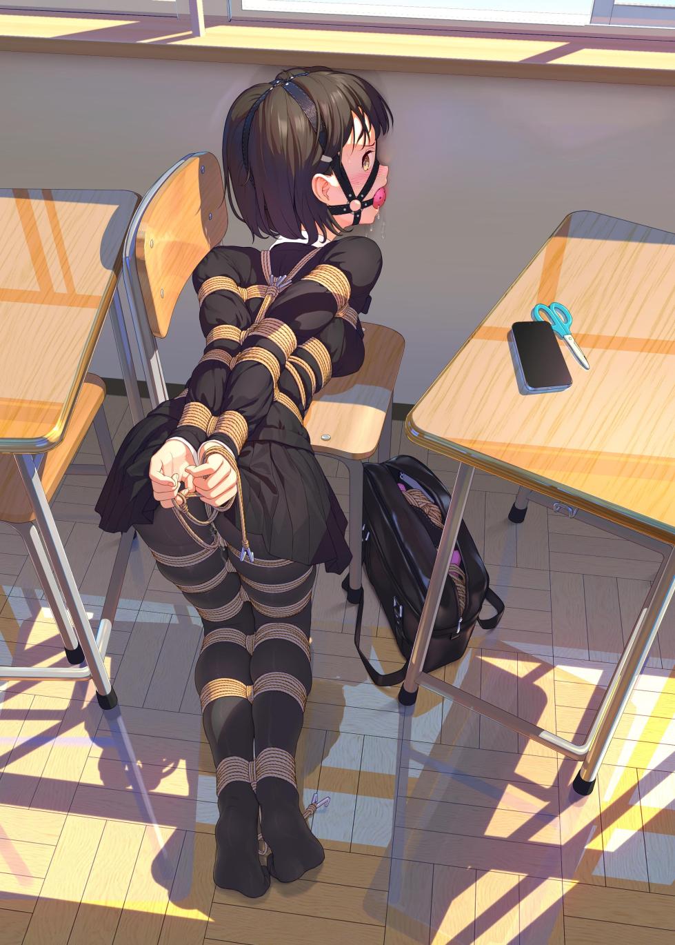 受縛しよう!小織 ～放課後の自縛～完整 - Page 2