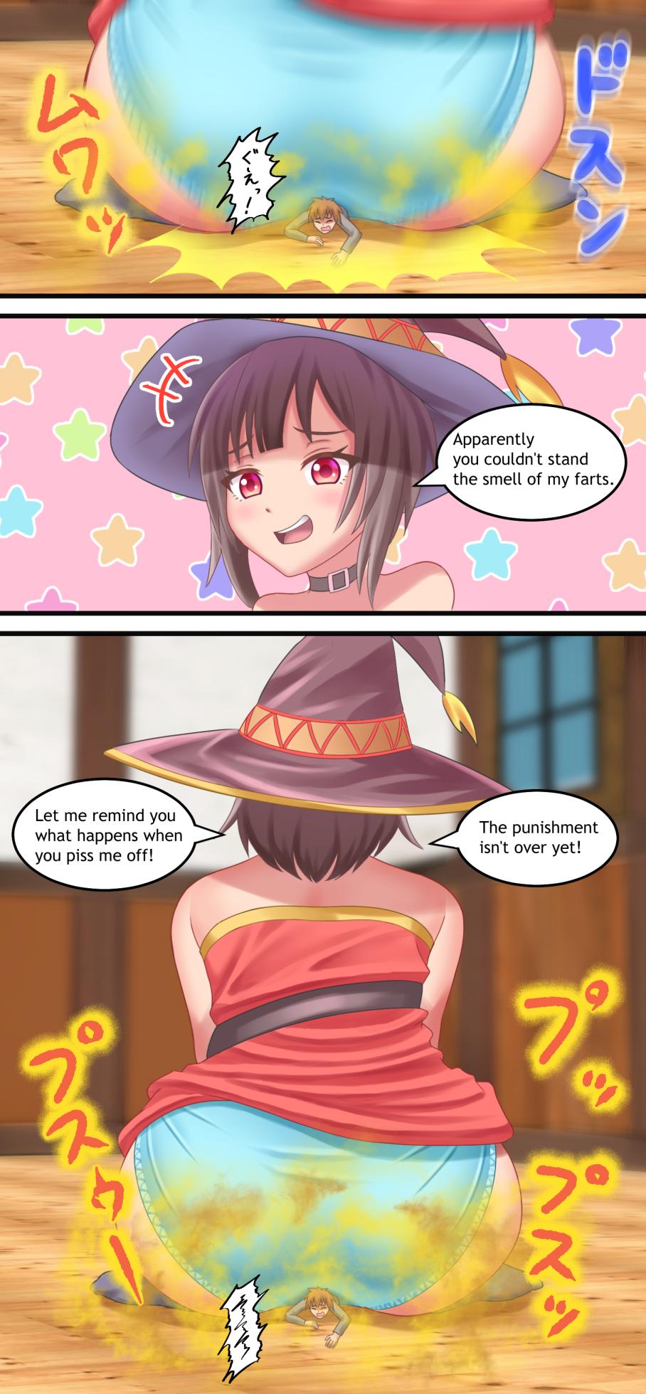 [Bunchi] Aqua to Megumin no Onara Seme | Aqua and Megumin's Fart (Kono Subarashii Sekai ni Syukufuku o!) [English] - Page 30