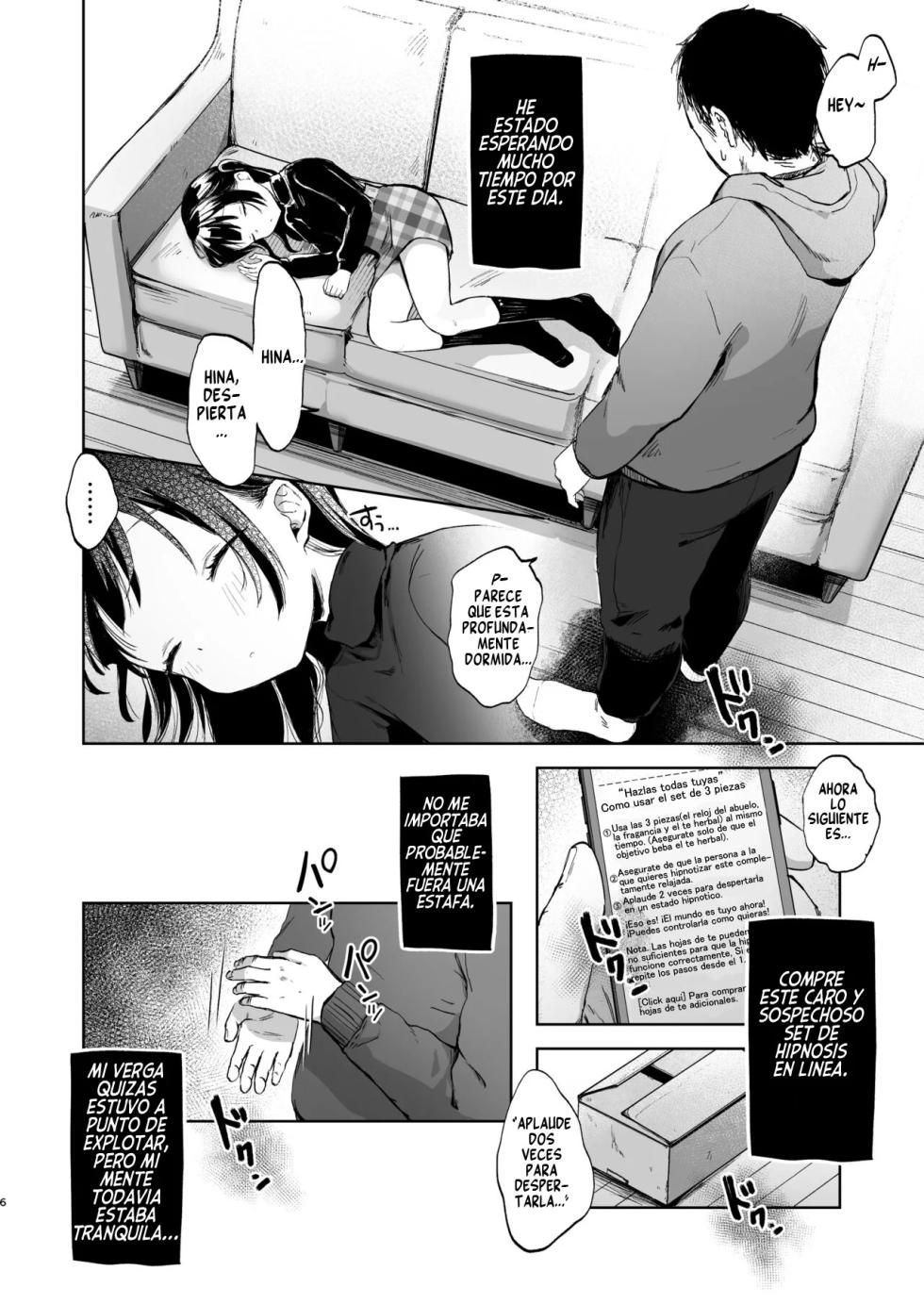 [Satou Mitsu (Ebi Omitsu)] Shougakusei to Saimin Ecchi de Kyousei Love Love Ryouomoi [Spanish] [Flat is justice!] [Digital] - Page 5