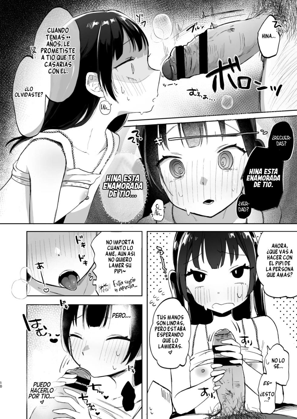 [Satou Mitsu (Ebi Omitsu)] Shougakusei to Saimin Ecchi de Kyousei Love Love Ryouomoi [Spanish] [Flat is justice!] [Digital] - Page 9
