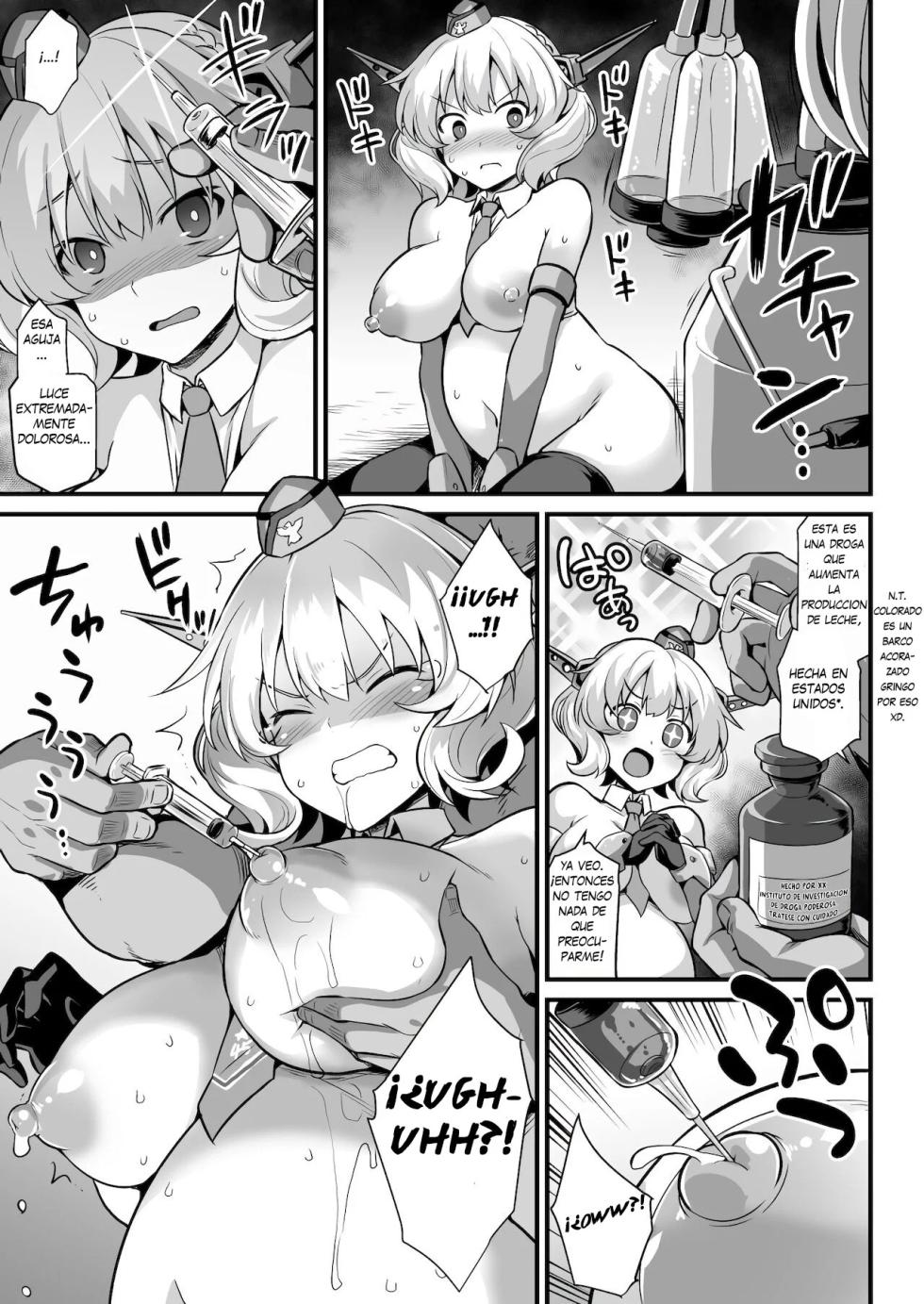 [Akuten Soushin (Kokutou Nikke)] Kanmusu Chakunin Colorado Shussan Meushi Play (Kantai Collection -KanColle-) [Spanish] [Flat is Justice!] [Digital] - Page 25