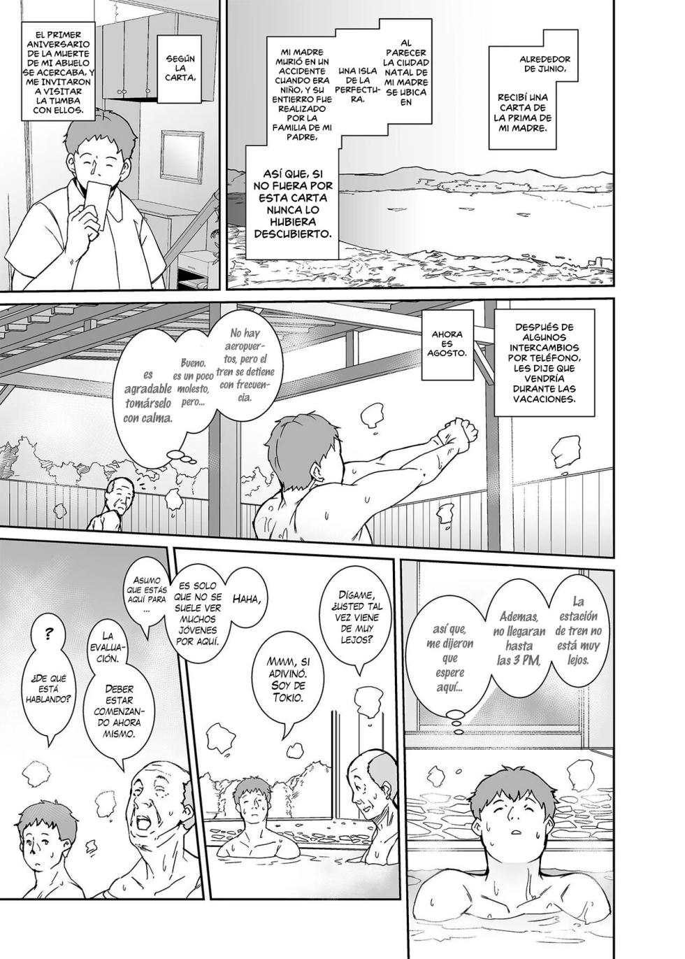 [Tengusa (tokorot)] Watashi-tachi Kozukuri Suru Tame ni Umarete Kimashita [Spanish] [Shake de Frutas] [Decensored] [Digital] - Page 2