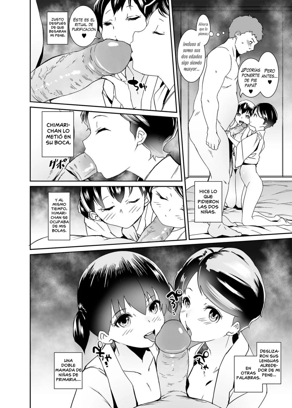 [Tengusa (tokorot)] Watashi-tachi Kozukuri Suru Tame ni Umarete Kimashita [Spanish] [Shake de Frutas] [Decensored] [Digital] - Page 11