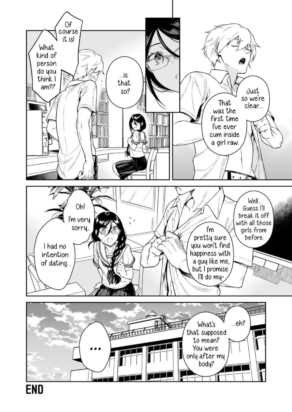 [2JIMUSUBI (Ohno Kanae)] Toshoshitsu no Kedamono-tachi | The Beasts in the Library [English] [Digital] - Page 35