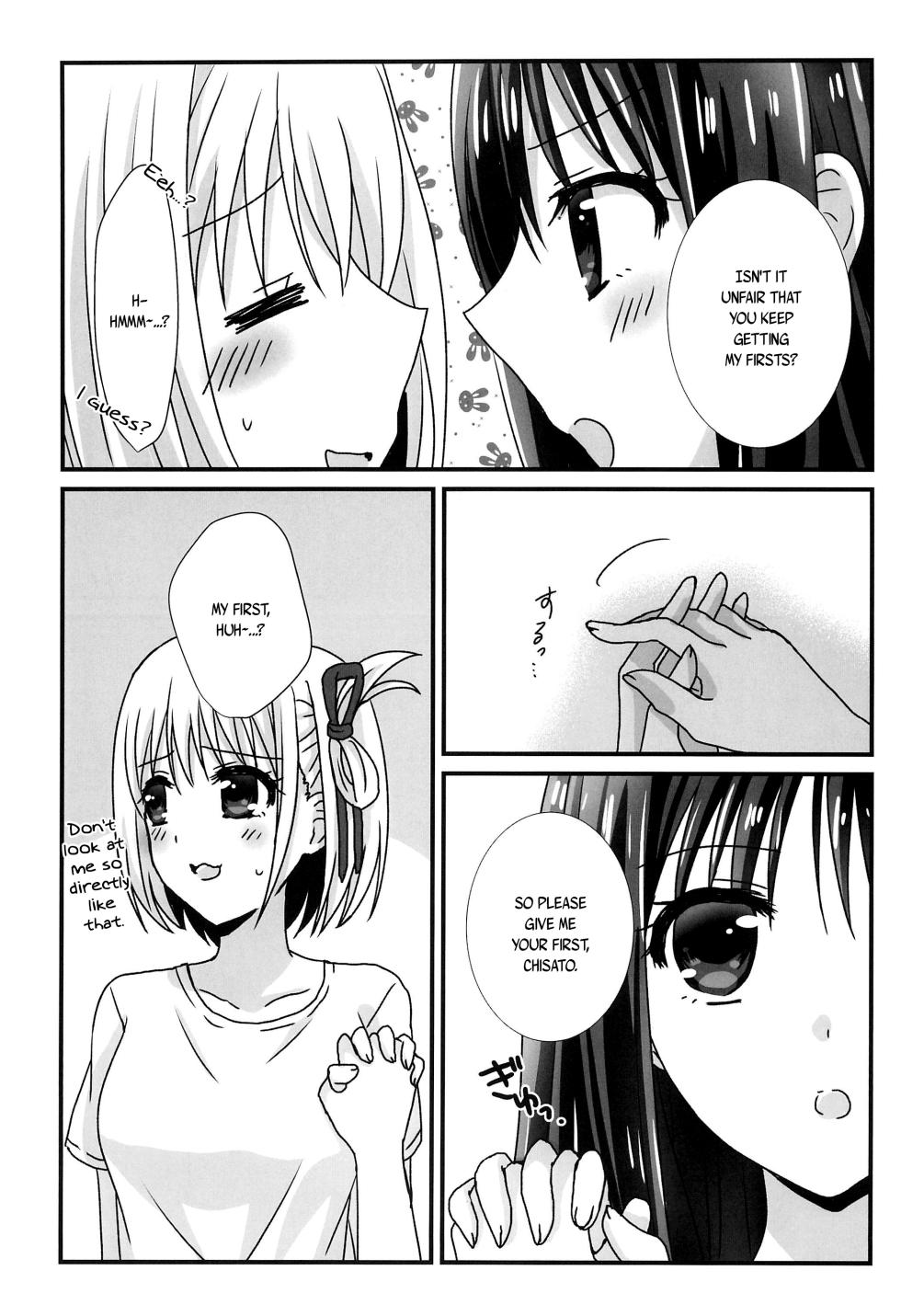 (Puniket 46) [AMEIRO (Nanashiki)] Hajimete no Koto | About Firsts (Lycoris Recoil) [English] [/u/ scanlations] - Page 9