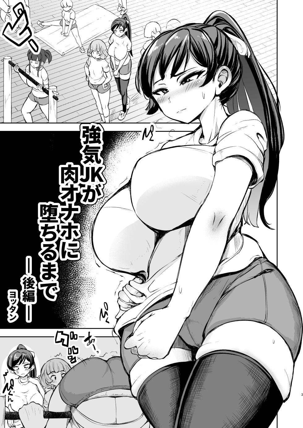 [Yottanchi (Yottan)] Tsuyoki JK ga Niku Onaho ni Ochiru made Kouhen - Page 3