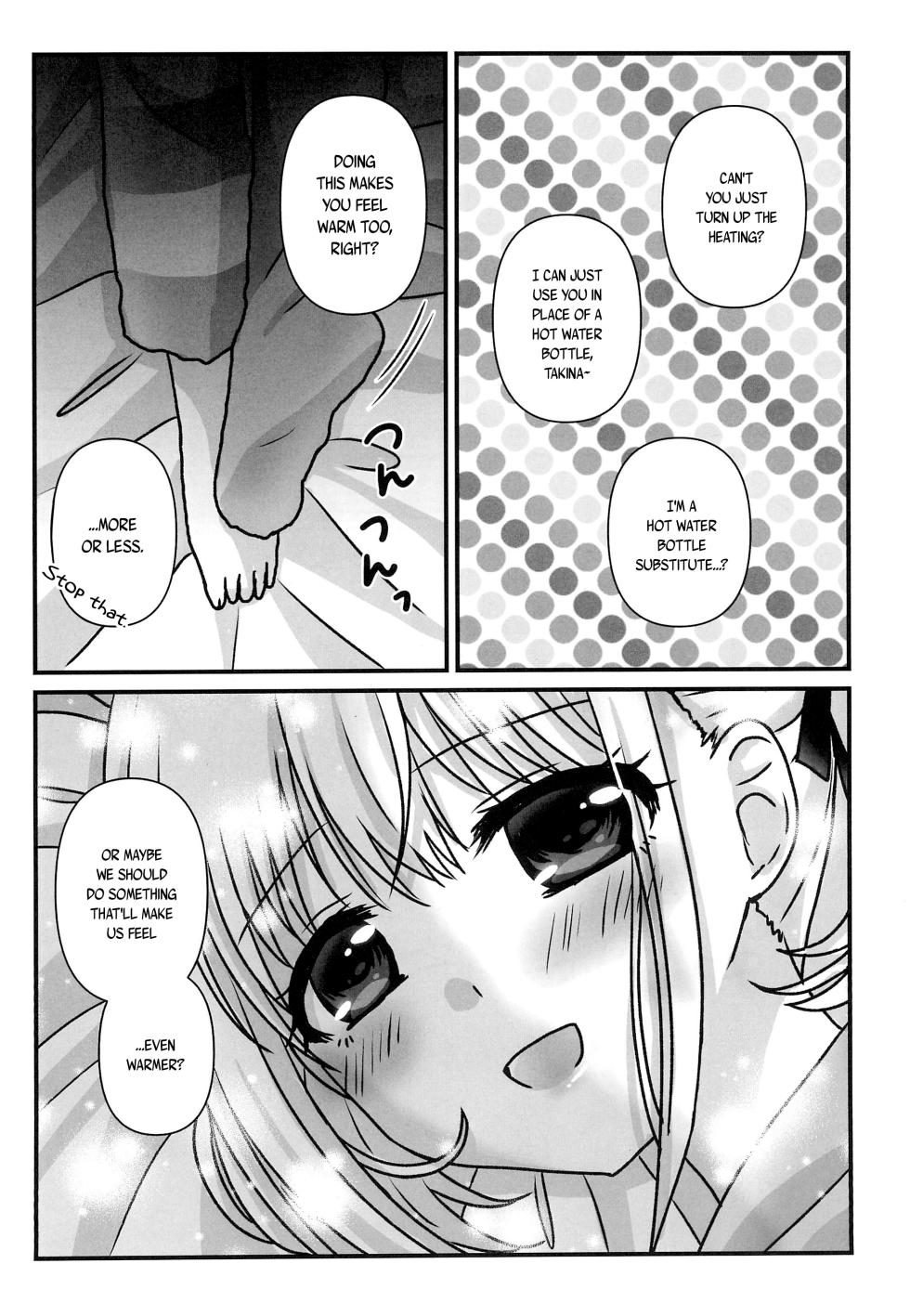 (C103) [AMEIRO (Nanashiki)] Yuki ga Toke Tara | When the Snow Melts (Lycoris Recoil) [English] [/u/ scanlations] - Page 8