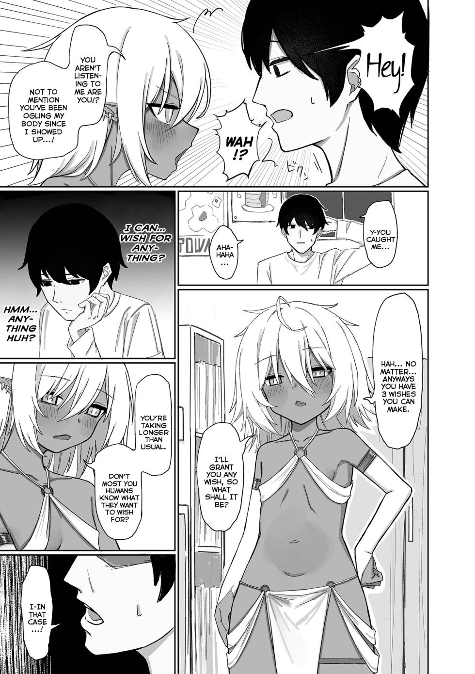 [Bonnou Obaa-chan] Jinnya to Mitsu no Onegai | Jinnya the Genie and the 3 Wishes (Loli Babaa Senmon Anthology Chiyoko)  [English] {Mistvern} - Page 3