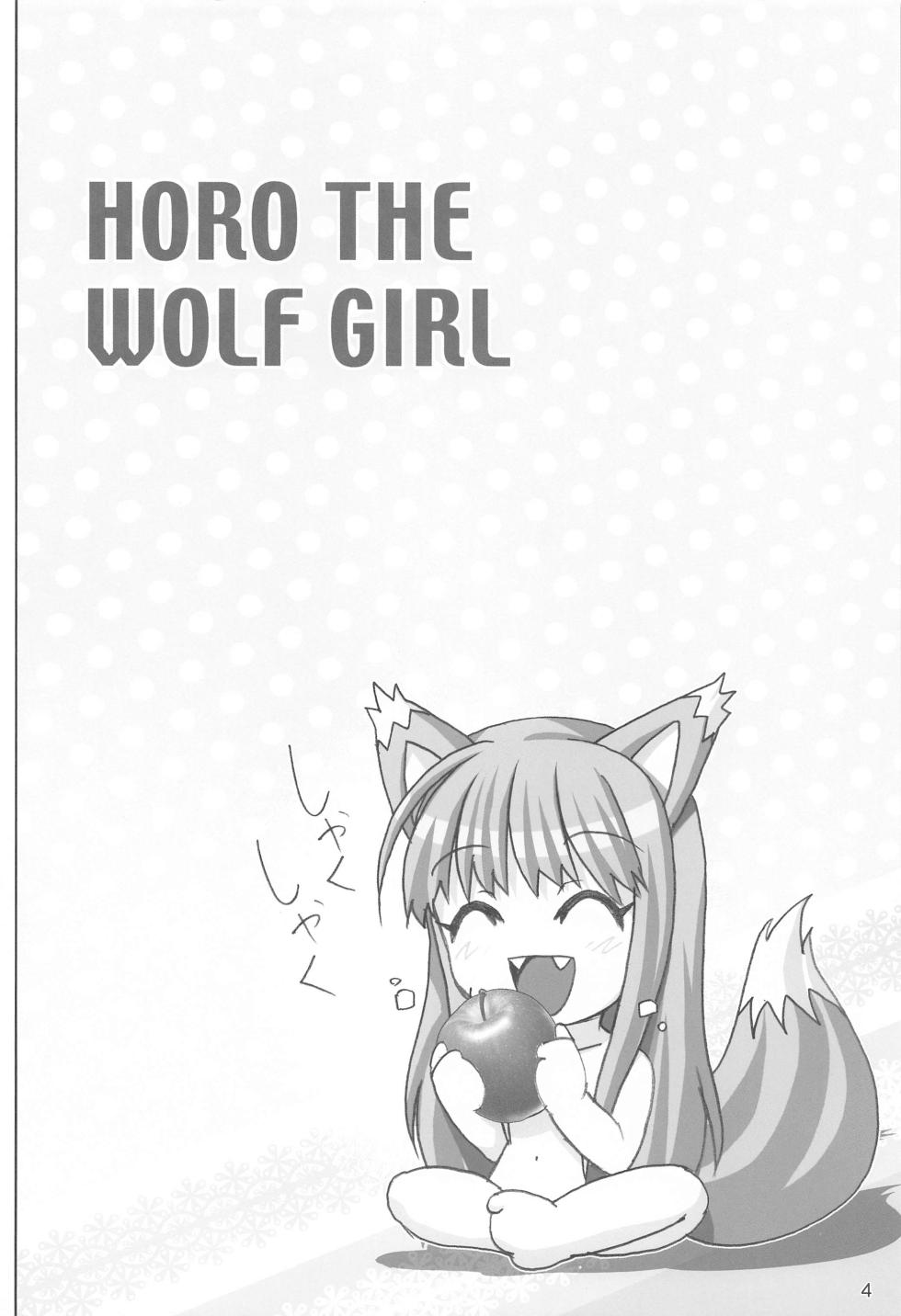 [Raijinkai (Harukigenia)] WOLF ROAD (Kaiteiban) (Spice and Wolf) - Page 3