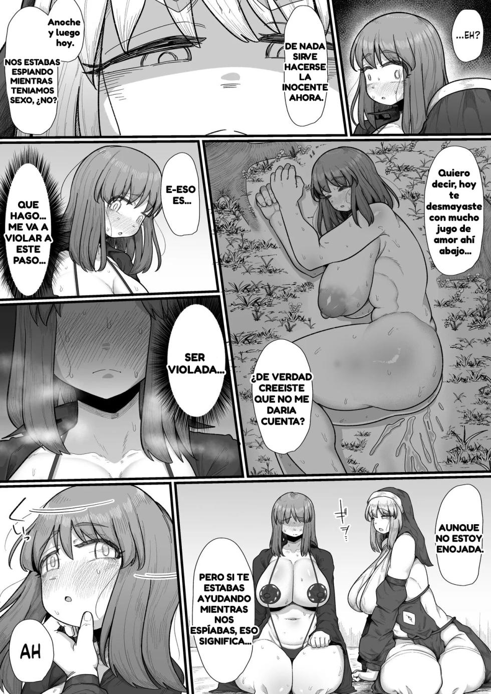 [Ebi no Implant (Shrimp Cake)] Onna Boukensha × Futanari, Nani mo Okoranai Hazu ga Naku… | Aventuras x Futanari, No Hay Manera de que No Pase Nada... [Spanish] [El Rey del Futanari] - Page 26