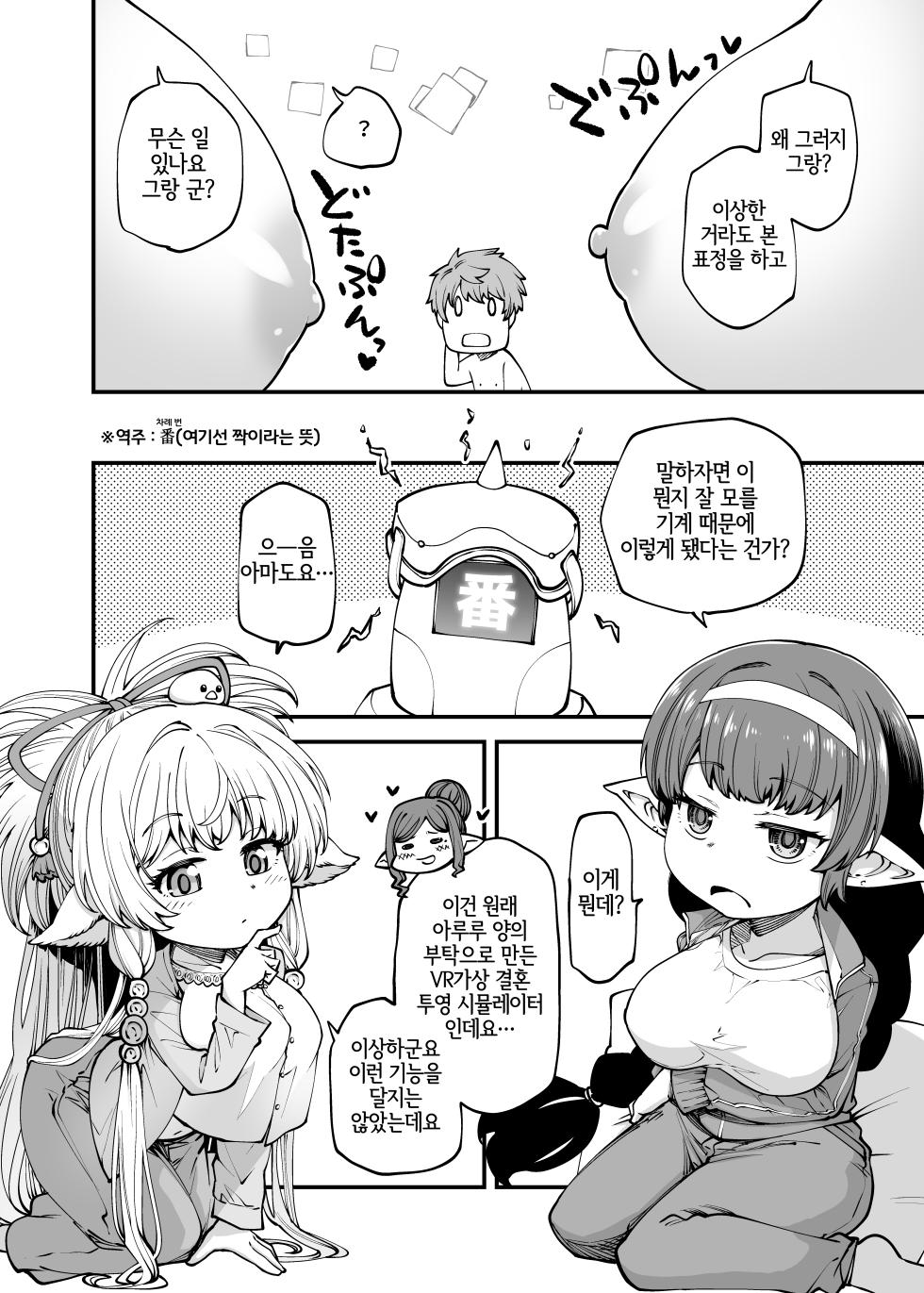 [Hiyakake Gohan (Oyabe Ryo)] GenParo Harvin Harem Apartment Geki Sakari Hen | 현실 배경 하빈 하렘 아파트 격성편 (Granblue Fantasy) [Korean] [LWND] [Digital] - Page 5