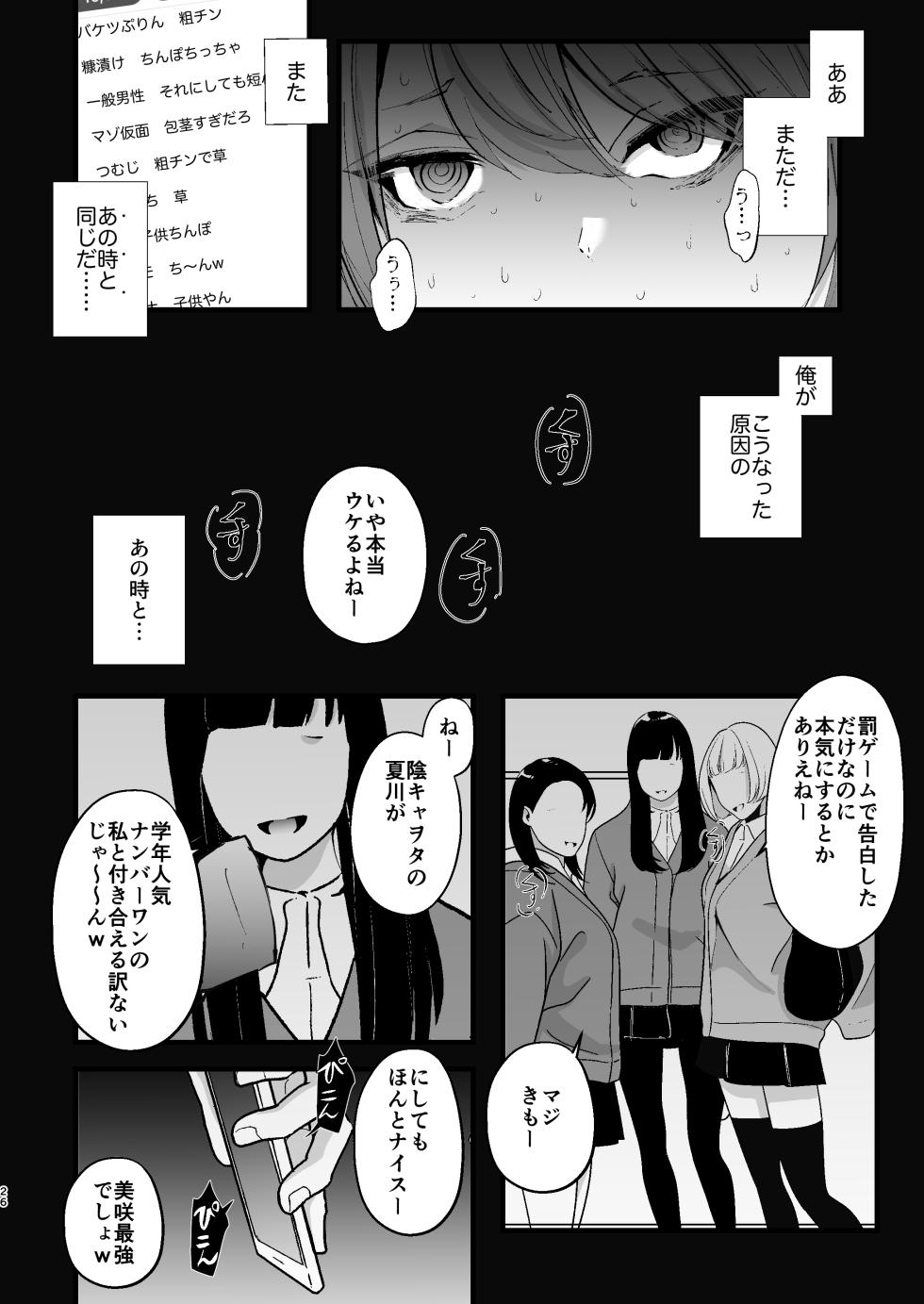 [FZ: (Fujisaki Fujiko)] Chikuiki Chiken Arbeit case2: Ninki Haishinsha Natsu-kun no Jinsei Shuuryou Acme Haishin [Digital] - Page 27
