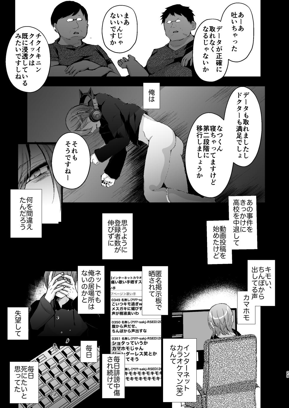 [FZ: (Fujisaki Fujiko)] Chikuiki Chiken Arbeit case2: Ninki Haishinsha Natsu-kun no Jinsei Shuuryou Acme Haishin [Digital] - Page 30