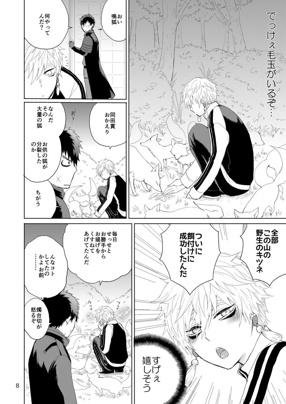 [Otona Ookami (Arima Chimako)] Tanuki to Kitsune no H na Obenkyou (Touken Ranbu) [Digital] - Page 8