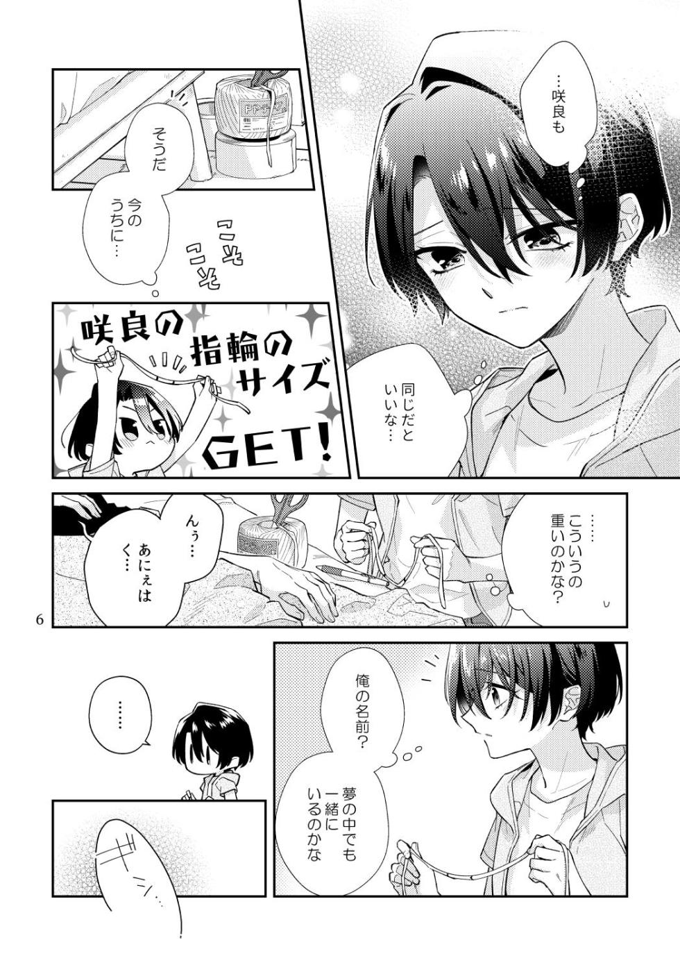 [hk (Gankata Hinono)] Bokura no Hitomaku - Page 6