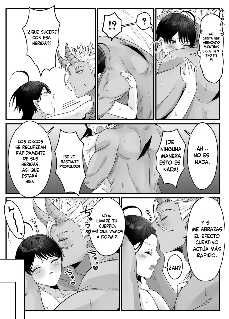 [Oishii Oshiri Cafe (Oishii Oshiri)] Orc no Naedoko ni Ochitakedo Aisa re sugite Chou Shiawasedesu | ¡Caí en el nido del orco, pero estoy siendo tan amado que soy extremadamente feliz!  [Spanish] [ToxixxDeath] - Page 14