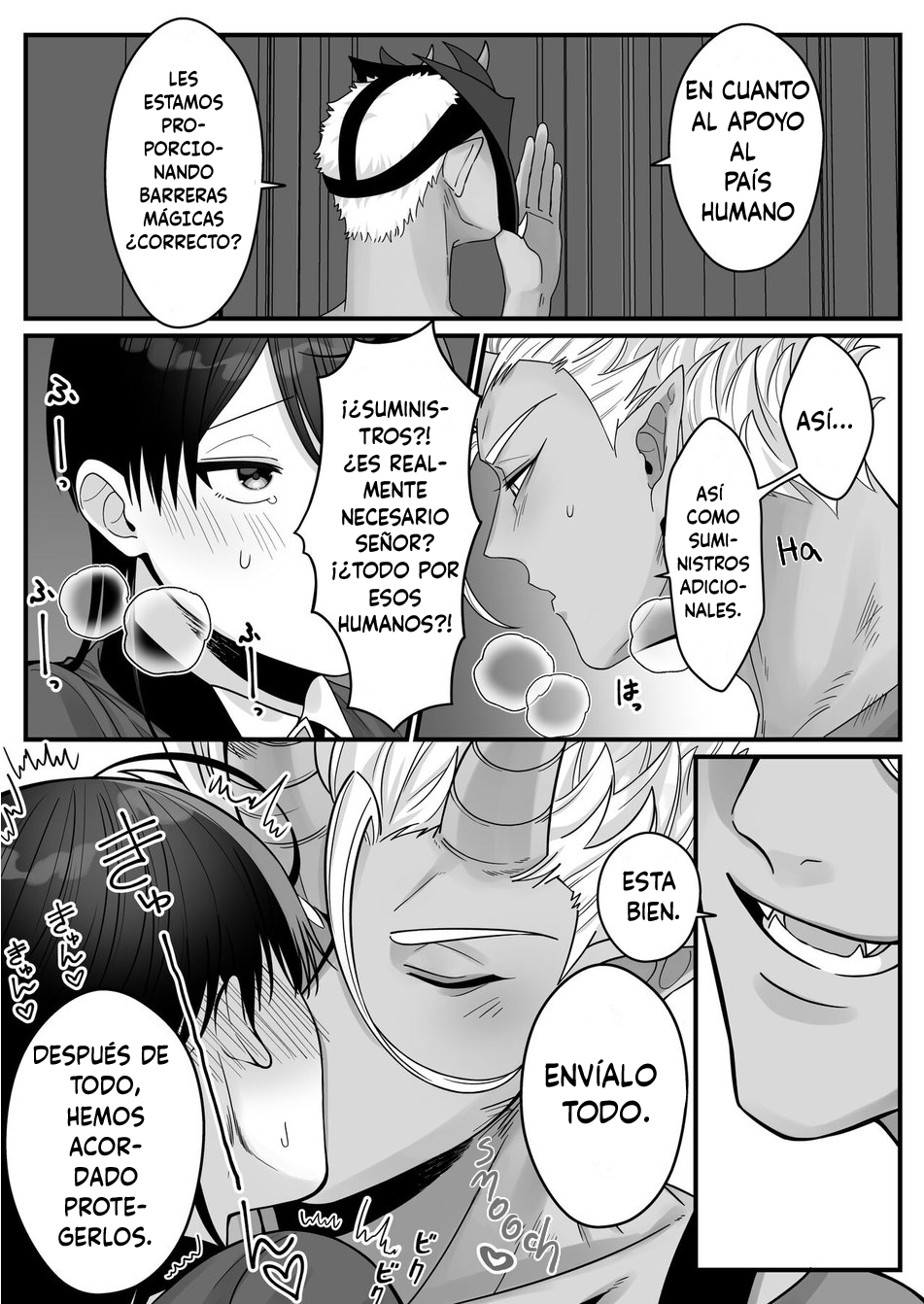 [Oishii Oshiri Cafe (Oishii Oshiri)] Orc no Naedoko ni Ochitakedo Aisa re sugite Chou Shiawasedesu | ¡Caí en el nido del orco, pero estoy siendo tan amado que soy extremadamente feliz!  [Spanish] [ToxixxDeath] - Page 25