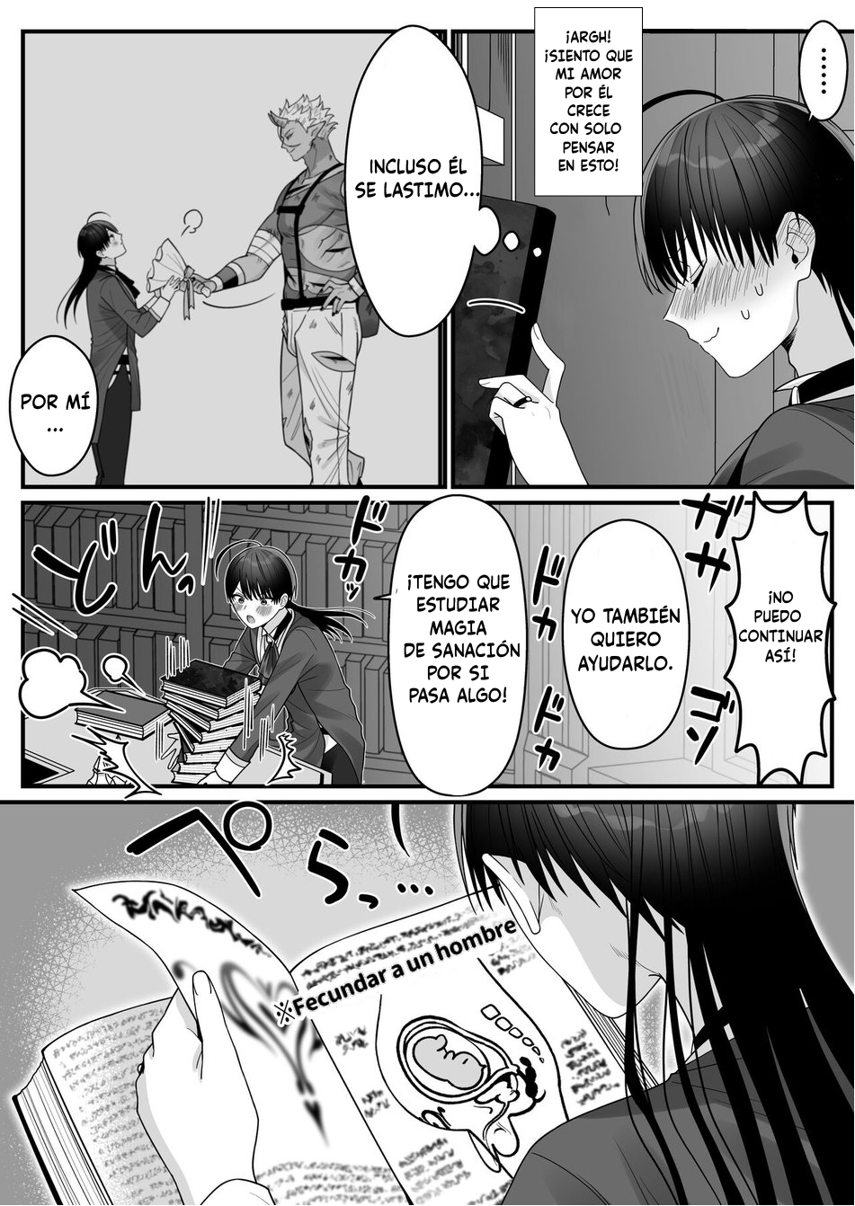 [Oishii Oshiri Cafe (Oishii Oshiri)] Orc no Naedoko ni Ochitakedo Aisa re sugite Chou Shiawasedesu | ¡Caí en el nido del orco, pero estoy siendo tan amado que soy extremadamente feliz!  [Spanish] [ToxixxDeath] - Page 31