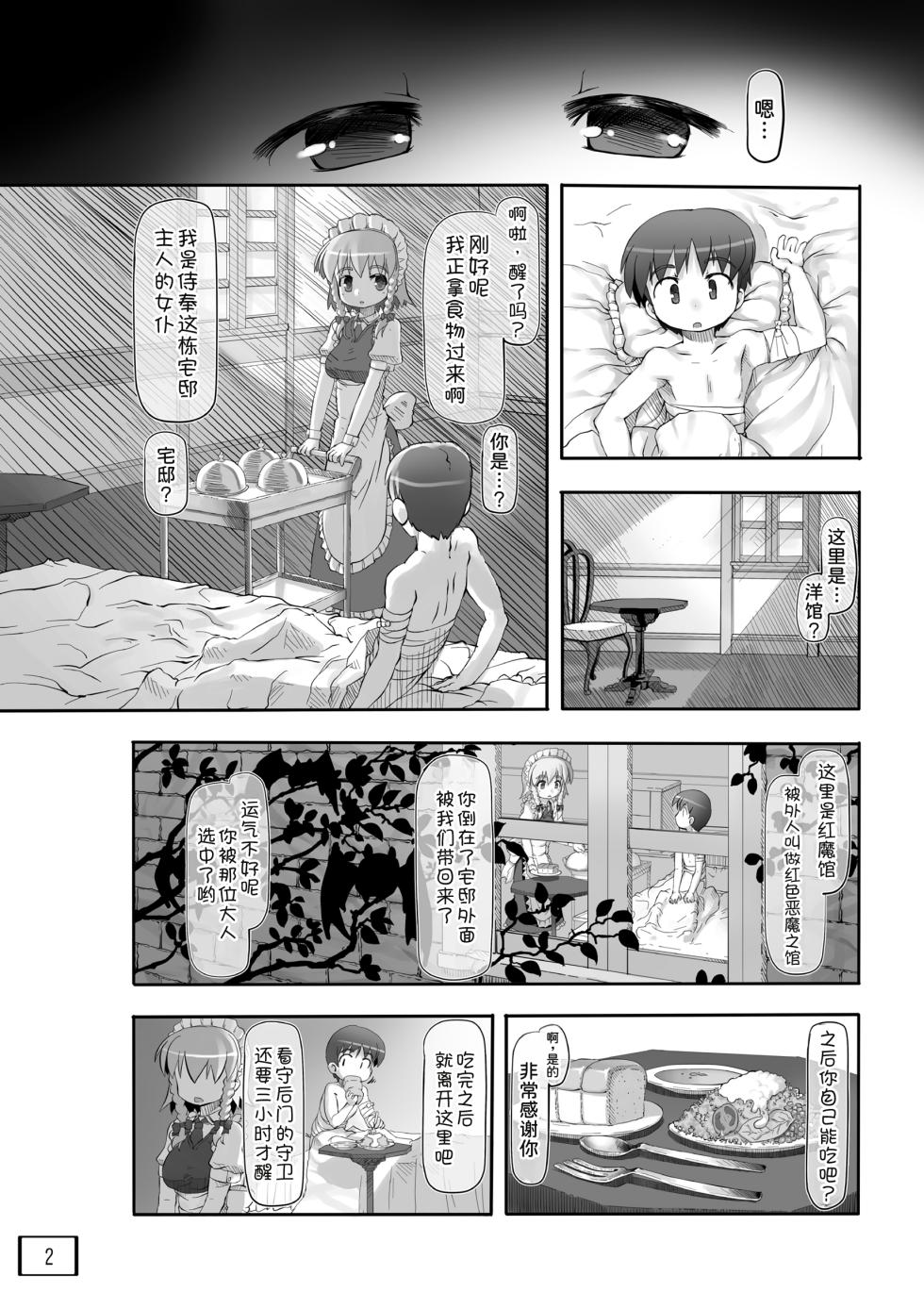 [Kuromahou Kenkyuujo (wizakun)] Osoto ni Tsuretette (Touhou Project) [Chinese] [甜族星人x我不看本子汉化] [Digital] - Page 4