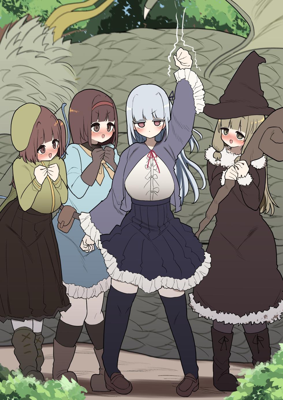 [Izumo Gasshuukoku (Momomo Gasshuukoku)] Futanari Isekai Tensei Harem Manga ♡2 - Page 1