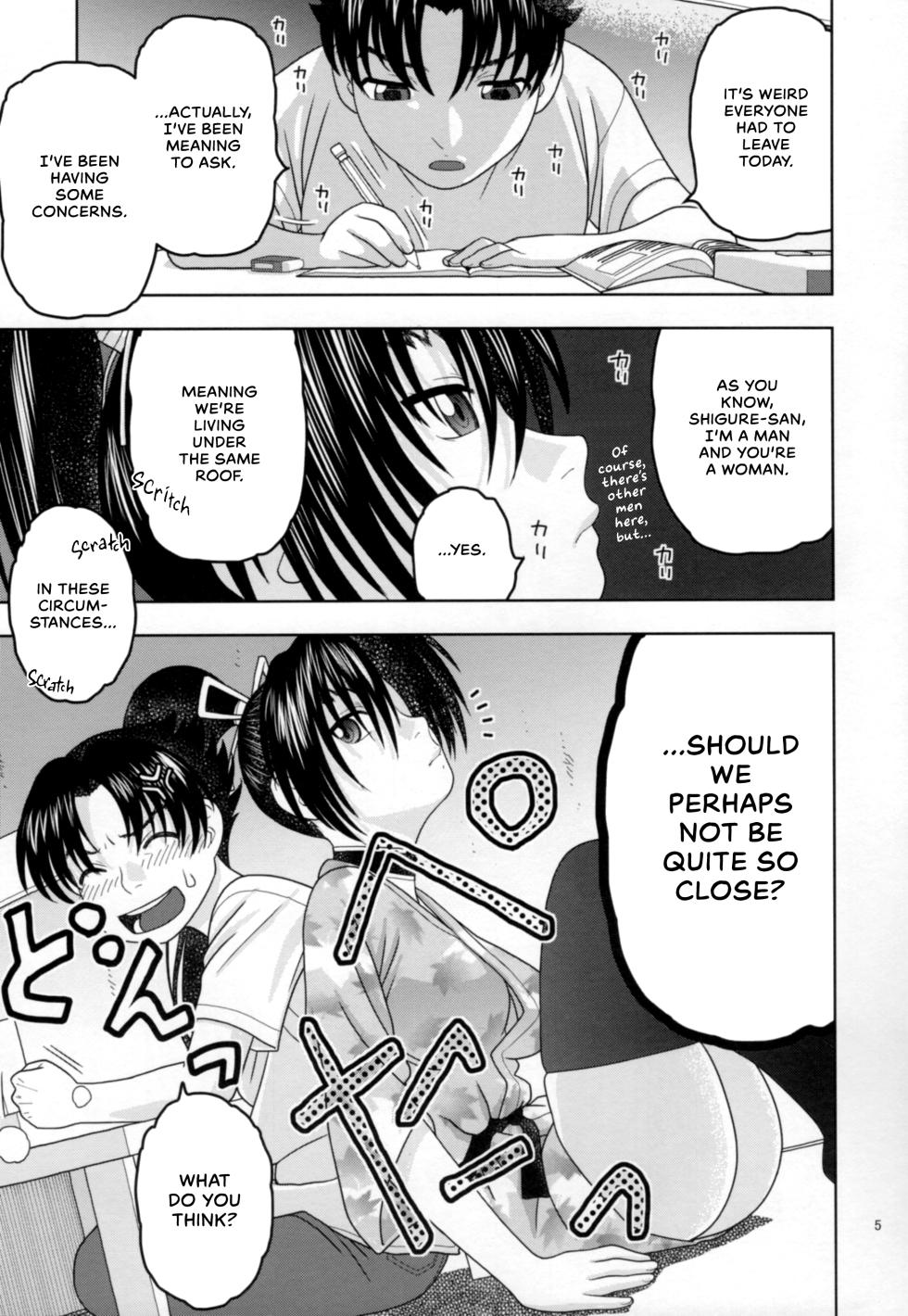 (C86) [Studio Wallaby (Niiruma Kenji)] Health Checkup for Shigure (History's Strongest Disciple Kenichi) [English] [EHCOVE] - Page 4