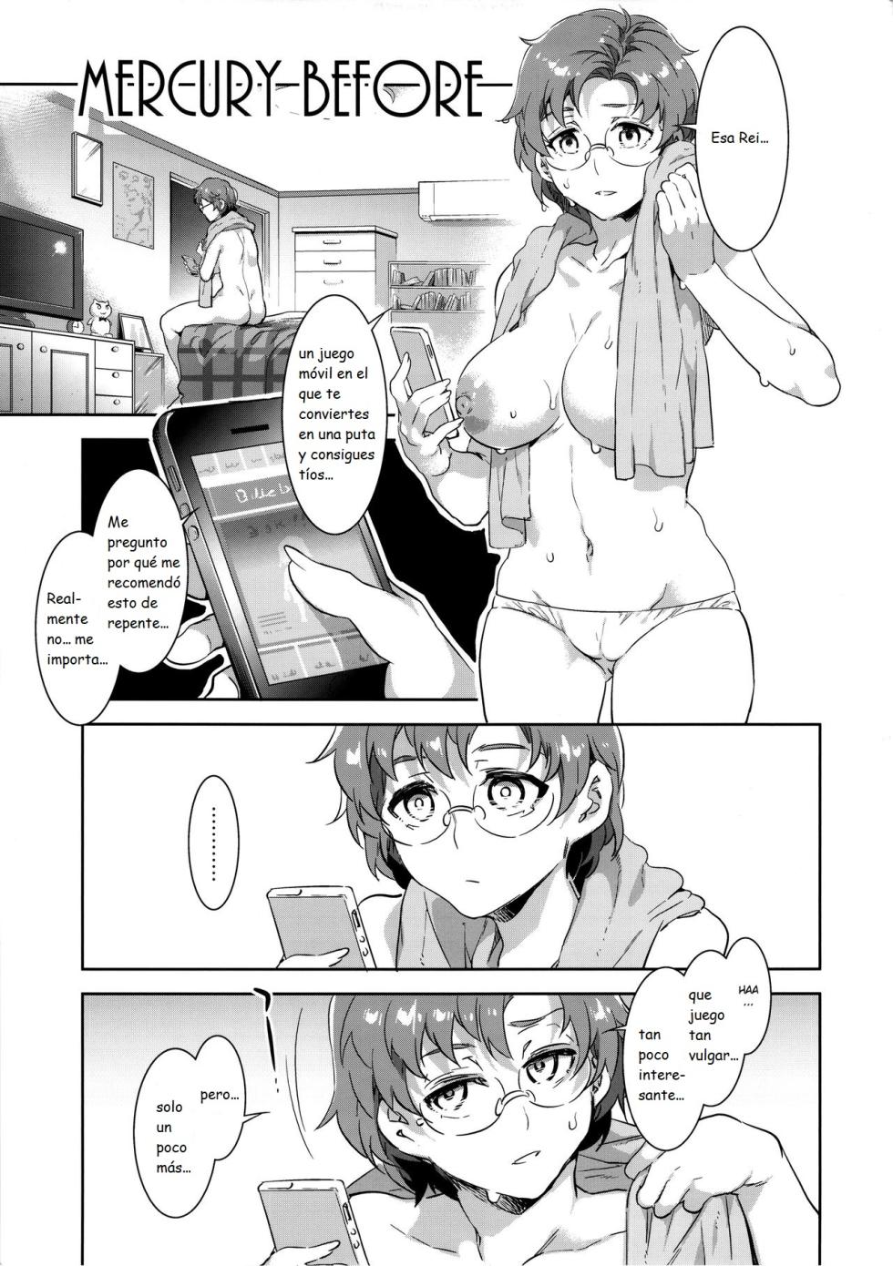 (C88) [Alice no Takarabako (Mizuryu Kei)] MERCURY SHADOW Soushuuhen+α (Bishoujo Senshi Sailor Moon) [Spanish] [Kanaru] - Page 4
