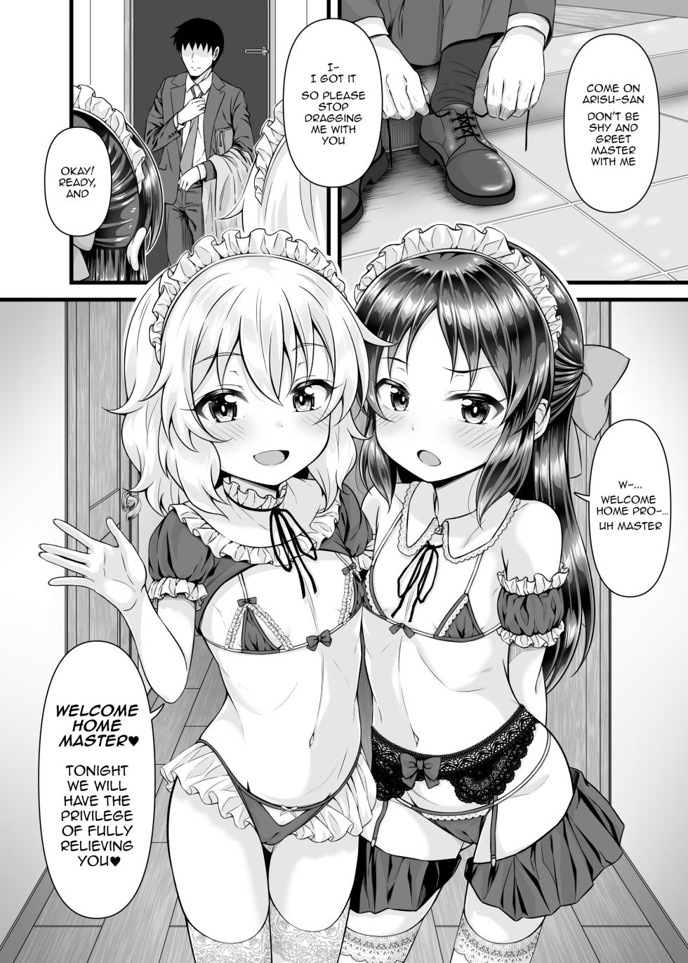 [GUILTY HEARTS (Samidare Setsuna)] Momoka to Arisu kara Nandemo Iu Koto Kiku-ken Morattara | Momoka & Arisu Gave Me a Ticket To Do Whatever I Ask (THE IDOLM@STER CINDERELLA GIRLS) [English] [gankyoTL] [Digital] - Page 7