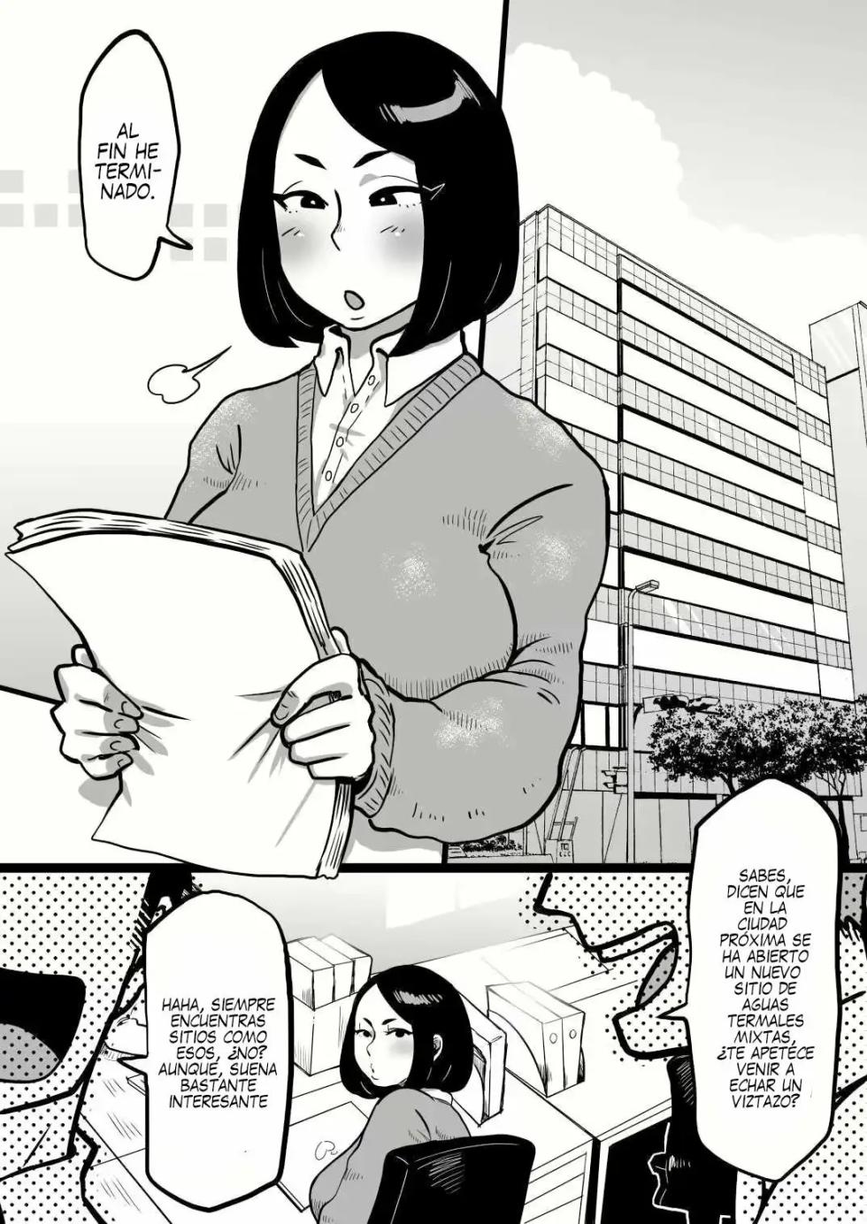 [Yawarakasou 501-goushitsu (TC)] Jimi OL-san kon'yoku e iku! ! [Spanish] [Nothing to Translate] [Digital] - Page 2