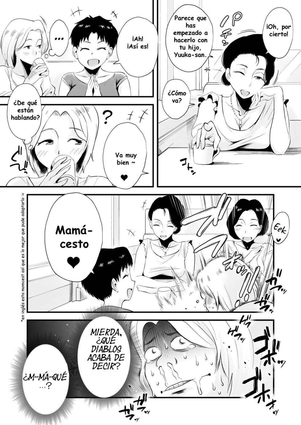 [Haitoku Sensei] Dono Mama ga Suki? ~Yamaguchi-ke no Baai~ | ¿Cuál mamá te gusta más? ~La Familia Yamaguchi~ [Spanish] [Kuroi Works] - Page 7