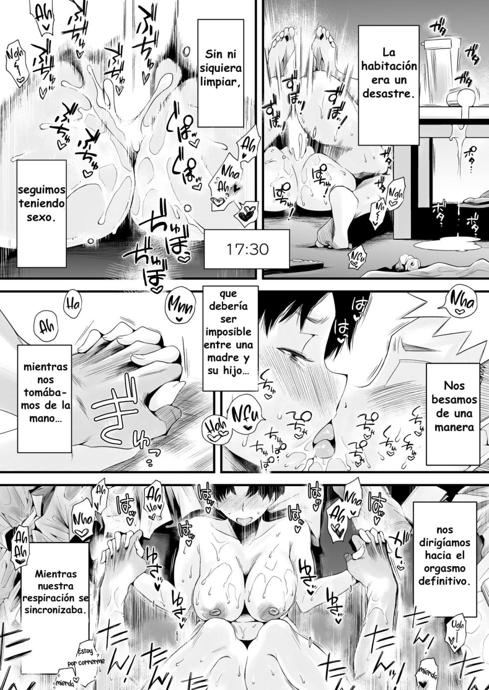 [Haitoku Sensei] Dono Mama ga Suki? ~Yamaguchi-ke no Baai~ | ¿Cuál mamá te gusta más? ~La Familia Yamaguchi~ [Spanish] [Kuroi Works] - Page 29