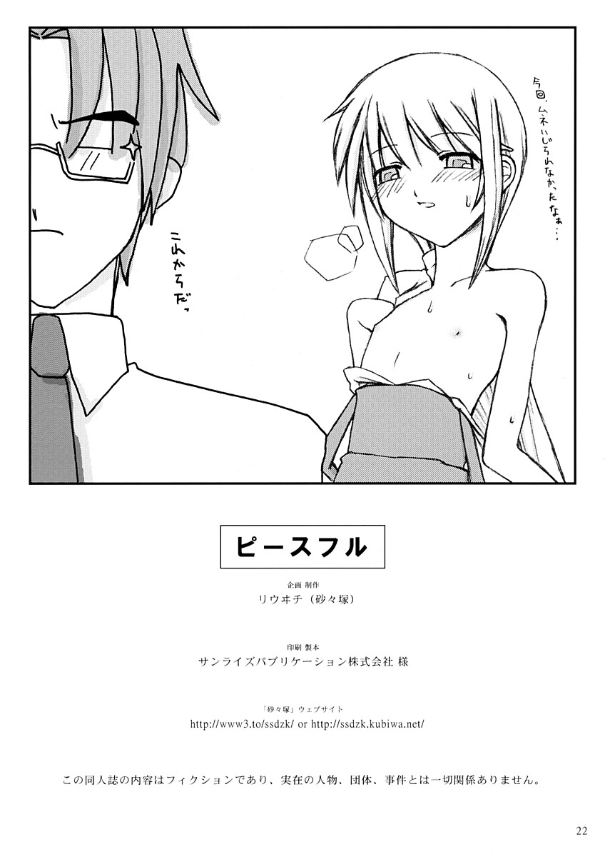 (C63) [Sasaduka (Riuichi)] Peaceful - Page 21