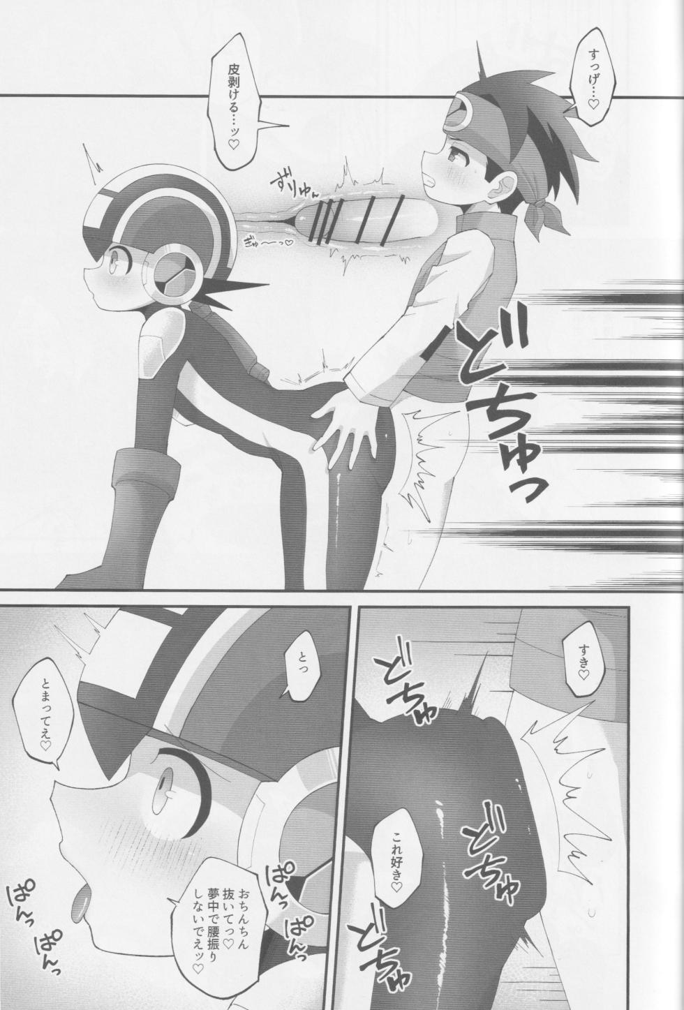 (TAG!) [Hokuto no Take (Kokeda)] Hanamaru (Rockman.EXE) - Page 14